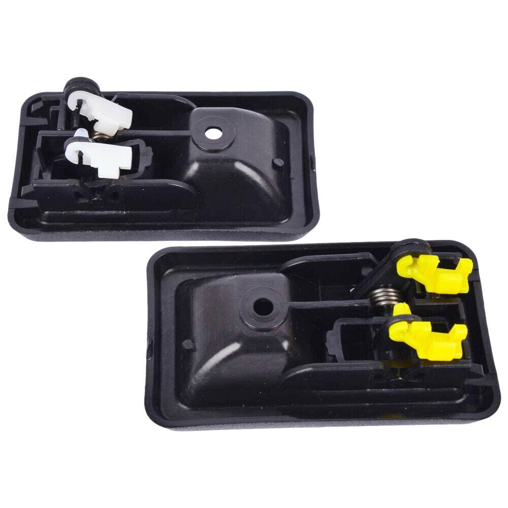2 Pack Front Interior Door Handle Fits for 1987-2004 Jeep Wrangler Inside Inner Car Door Handle (Black, Driver & Passenger Side)