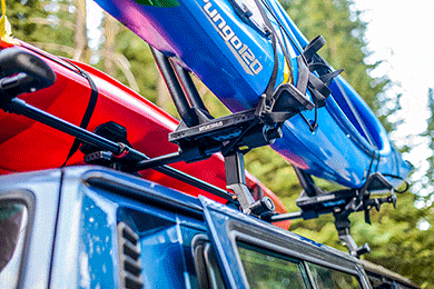 Yakima JayLow Kayak Rack - Jay Low Folding Kayak Carrier