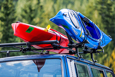 Yakima JayLow Kayak Rack - Jay Low Folding Kayak Carrier