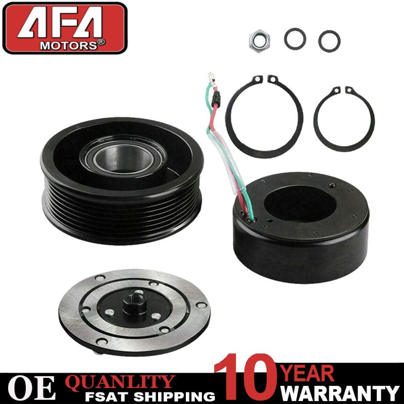A/C AC Compressor Clutch Kit Pulley Coil Fits 2002-2006 Honda CR-V 4 CYL 2.4L