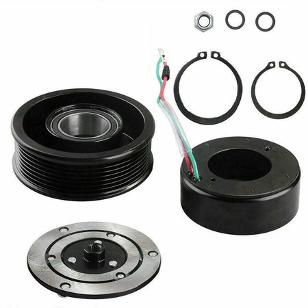 A/C AC Compressor Clutch Kit Pulley Coil Fits 2002-2006 Honda CR-V 4 CYL 2.4L