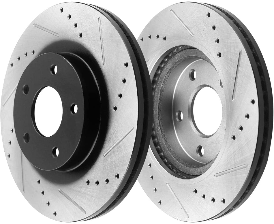 Front Disc Brake Rotors + Brake Pads For Escape Tribute Brakes Rotor Brake Pad