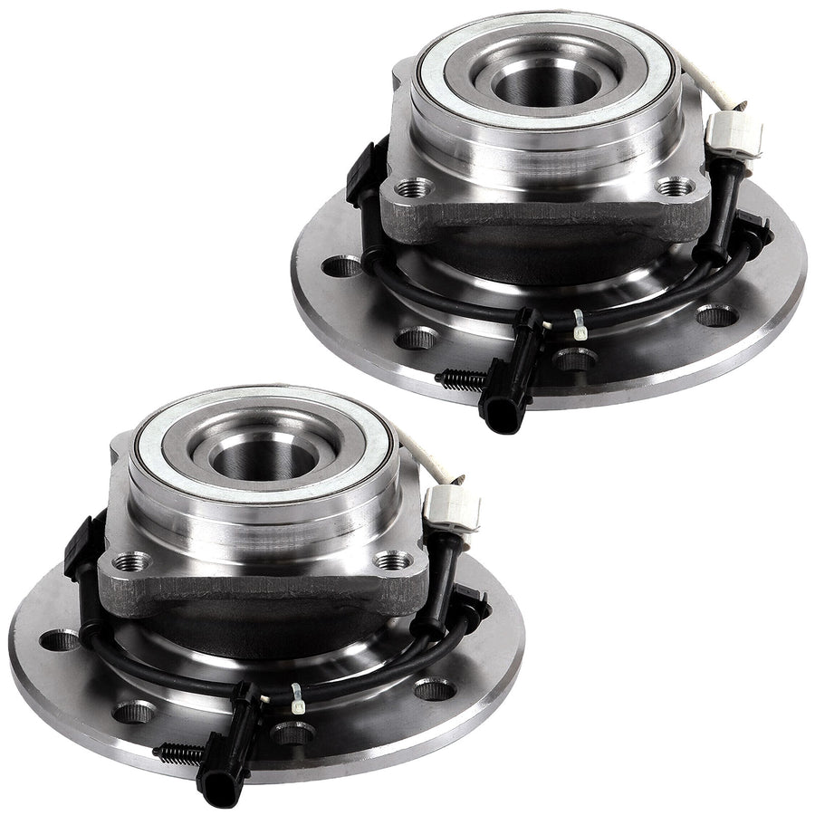2X Front Wheel Hub And Bearing For Chevy GMC K1500 K3500 K2500 W/ABS