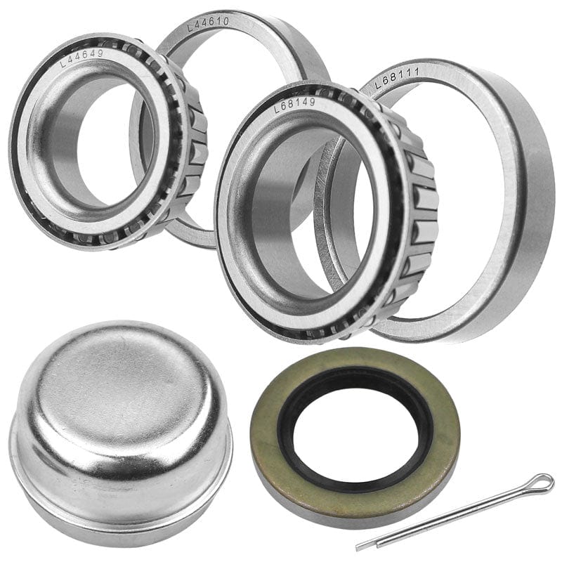 Trailer Hub Wheel Bearing Kit 3500# EZ Lube Axle 1.719" Seal L68149 L44649