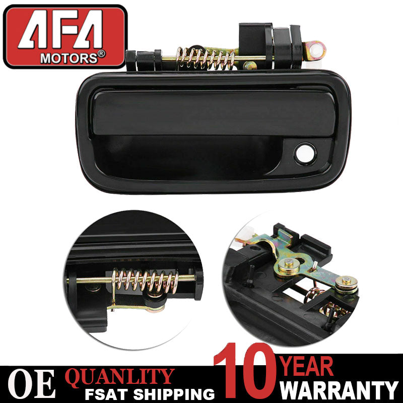 Front Left Driver Side Black Exterior Door Handle For 1995-2004 Toyota Tacoma