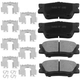 Rear Disc Brake Pads D1212 For Lexus ES350 ES300H HS250h Toyota RAV4 Camry