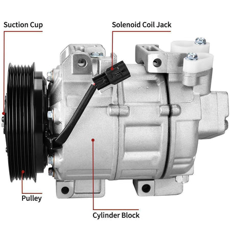 AC A/C Compressor For 2007 2008 2009-2012 Nissan Altima Nissan Sentra 2.5L 67664