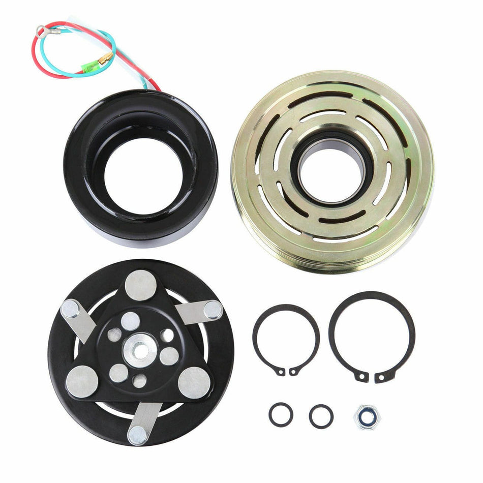 AC Compressor Clutch Kit Pulley Coil Fits 2007-2014 Honda CR-V CRV 2.4L 4CYL