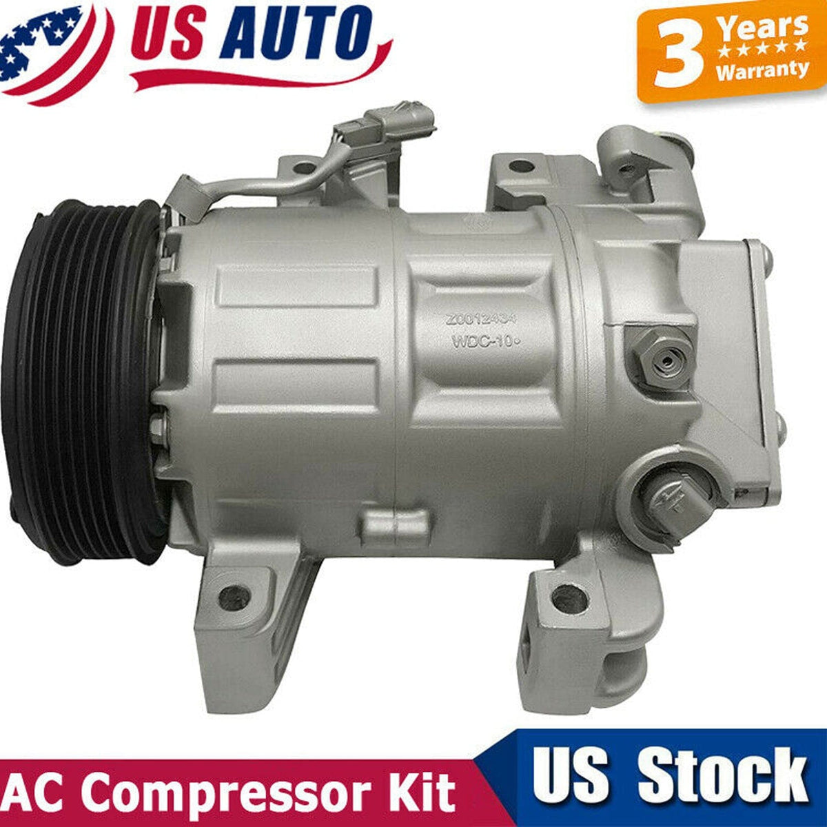 Nissan Altima AC Compressor Kit VCS-14EC 98664 - 2013-2015 2.5L L4 Engine