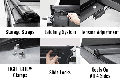 Access Literider Roll-Up Tonneau Cover - Roll-Up Truck Bed Cover