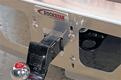 Rockstar Hitch Mounted Mud Flaps - ROCKSTAR Dually Mud Flaps & Splash Guards