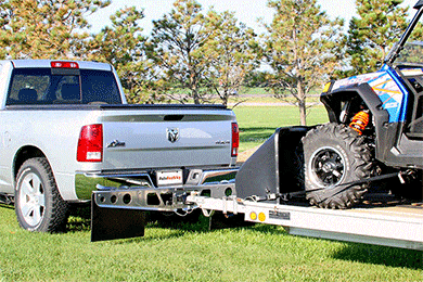 Rockstar Hitch Mounted Mud Flaps - ROCKSTAR Dually Mud Flaps & Splash Guards
