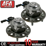 Pair Rear Wheel Hub Bearing For 2017 Chrysler Pacifica w/o Adaptive Cruise W/ABS