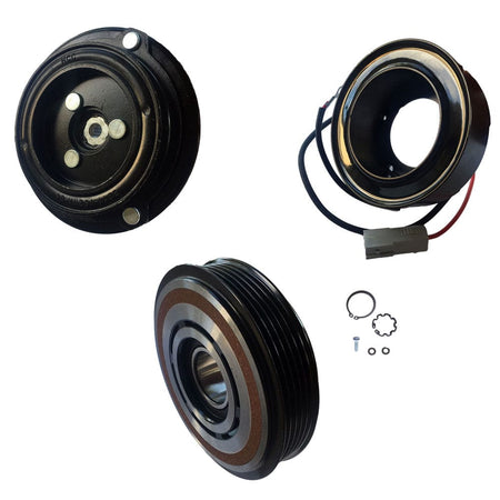 A/C Compressor Clutch kit for Fits for 2006-2010 Dodge Ram 3500 (5.9 6.7L l6 Diesel ONLY) AC Compressor Assembly-HS18