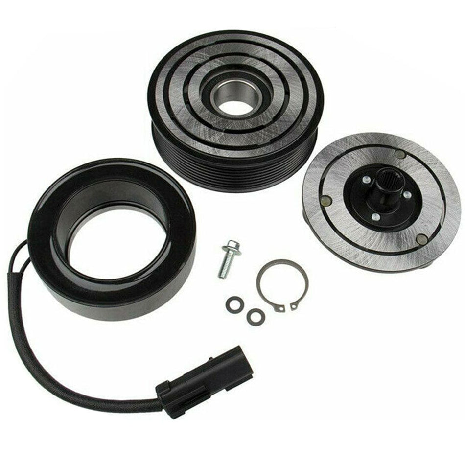 A/C Compressor Clutch kit for Fits for 2006-2010 Dodge Ram 3500 (5.9 6.7L l6 Diesel ONLY) AC Compressor Assembly-HS18