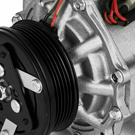 A/C Compressor Fits for Chevy Trailblazer/Trailblazer EXT, GMC Envoy/Envoy XL, Saab 9-7x, Isuzu Ascender, Buick Rainier, Oldsmobile Bravada-L6 4.2L