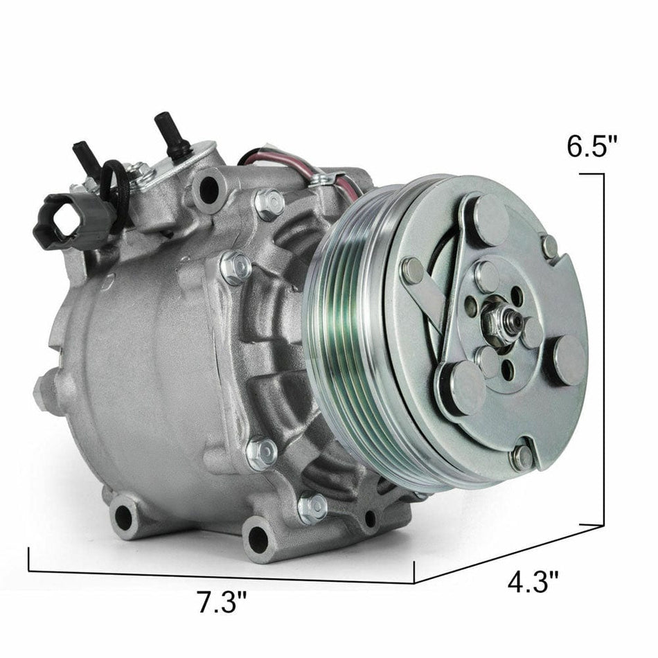 AC Compressor & Clutch Fits for Honda Civic L4 1.5L/1.6L, Honda CR-V 2.0L, A/C Air Compressor-4951
