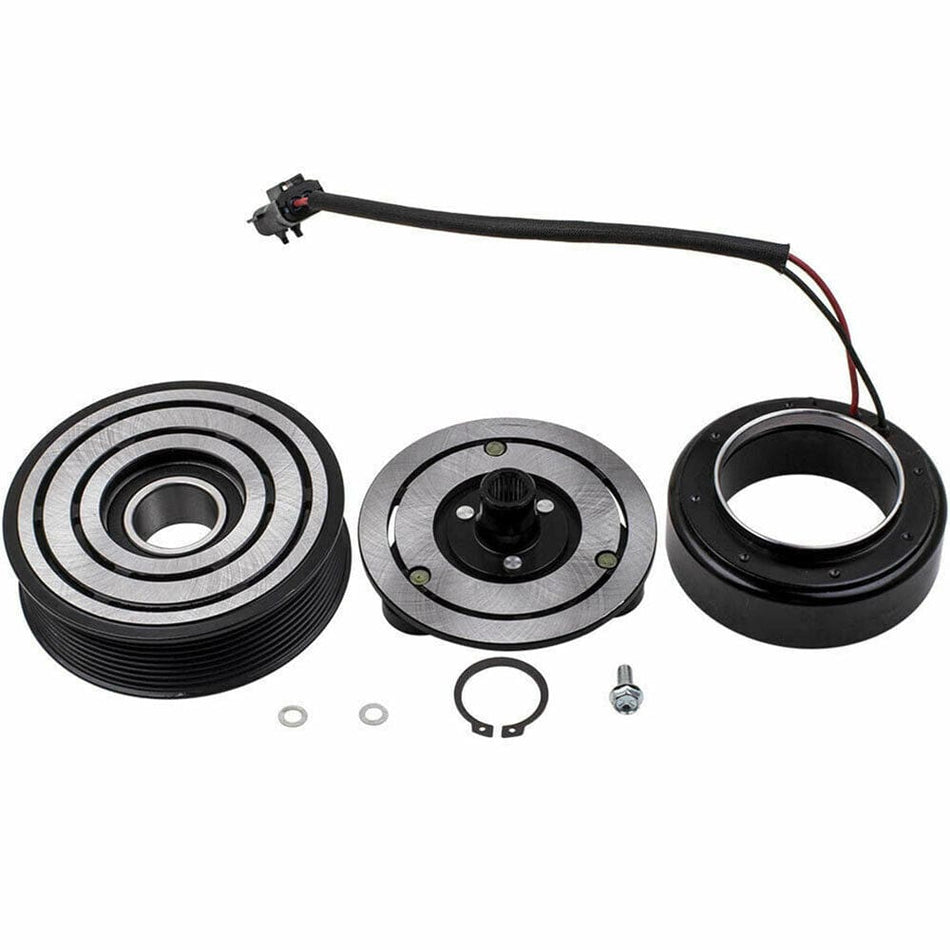 A/C Compressor Clutch kit for Fits for Dodge Ram 2500 3500 4500 5500 (5.9 6.7L l6 Diesel ONLY) AC Compressor Assembly-HS18