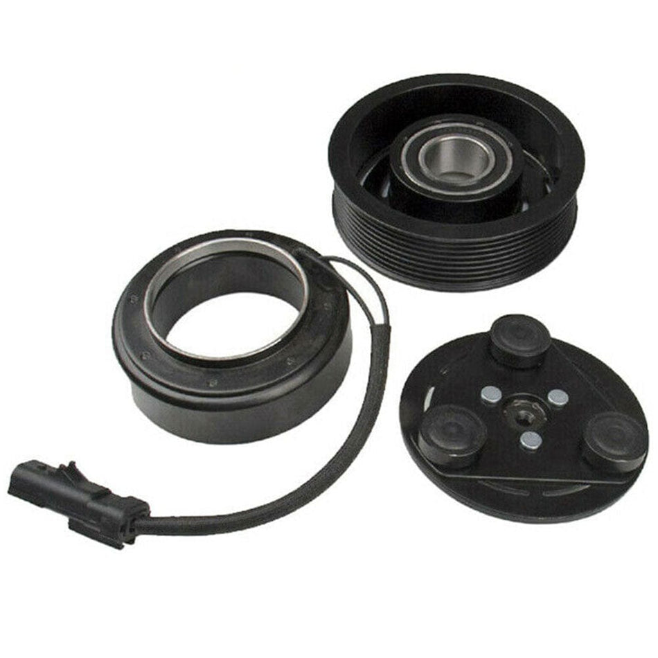 A/C Compressor Clutch kit for Fits for Dodge Ram 2500 3500 4500 5500 (5.9 6.7L l6 Diesel ONLY) AC Compressor Assembly-HS18