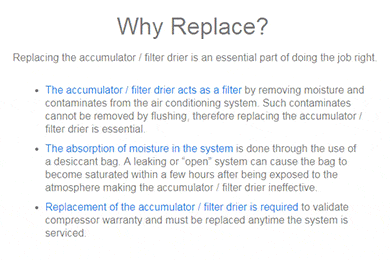 Four Seasons Receiver Drier - Save on Receiver Driers!