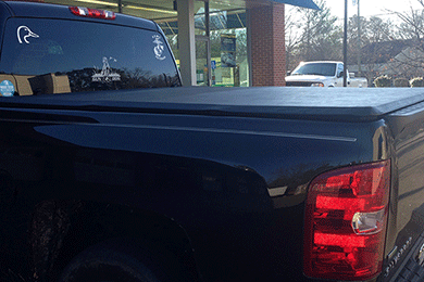 American Tonneau Soft Tri-Fold Tonneau Cover - Folding Truck Bed Cover | AutoAnything