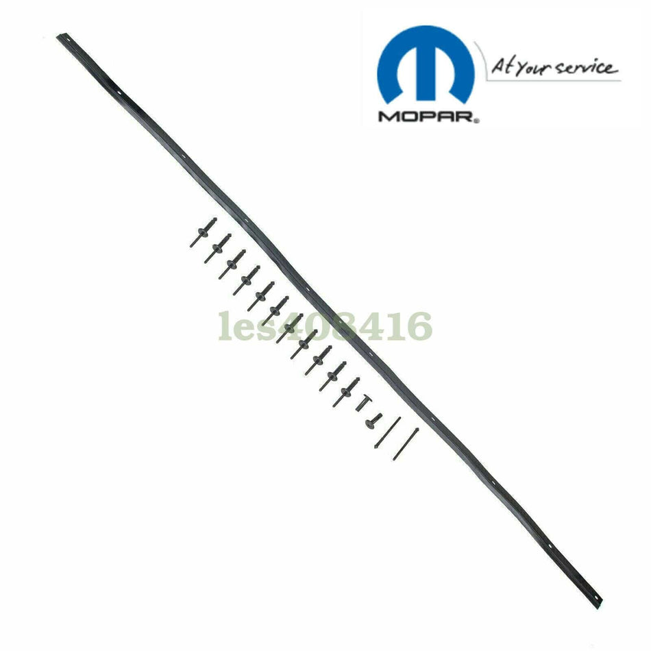 MOPAR OEM Front Hood Bumper Weatherstrip Seal And Rivets for Dodge Challenger