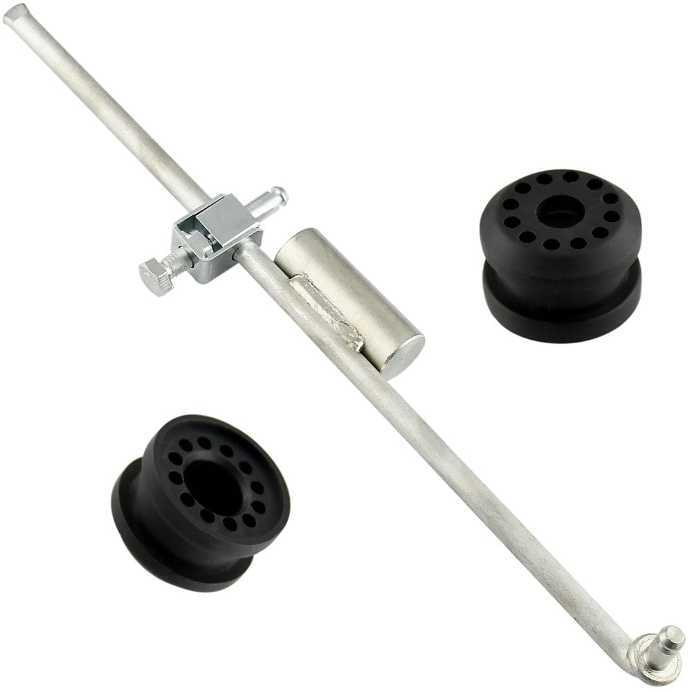 MotorbyMotor 1x Transfer Case Shifter Control Linkage + 2x Grommet Bushing for 2005 Dodge Ram 1500, 2005-2012 Dodge Ram 2500, 2005-2012 Dodge Ram 3500