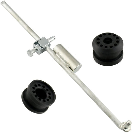 MotorbyMotor 1x Transfer Case Shifter Control Linkage + 2x Grommet Bushing for 2005 Dodge Ram 1500, 2005-2012 Dodge Ram 2500, 2005-2012 Dodge Ram 3500