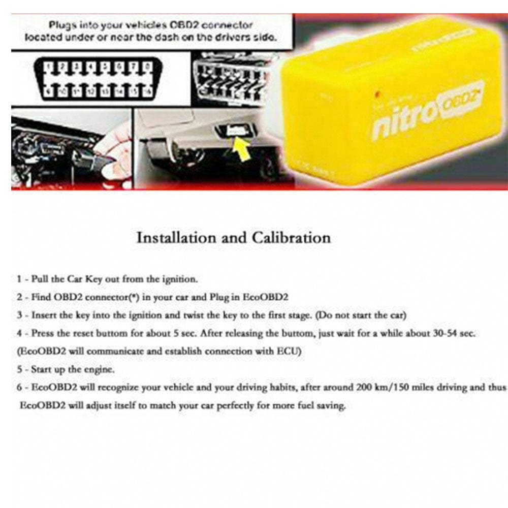 NitroOBD2 Performance Chip Tuning Box Chevrolet Silverado 1500 Impala 1996-2020