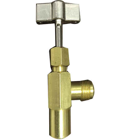 R-134a AC Can Tap | 1/2" ACME Thread Brass Refrigerant Opener Adapter Tool