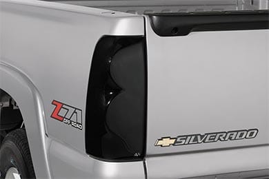 AVS Tail Shades Blackout Taillight Covers - Tinted Black Tail Light Covers for Trucks, Cars & SUVs