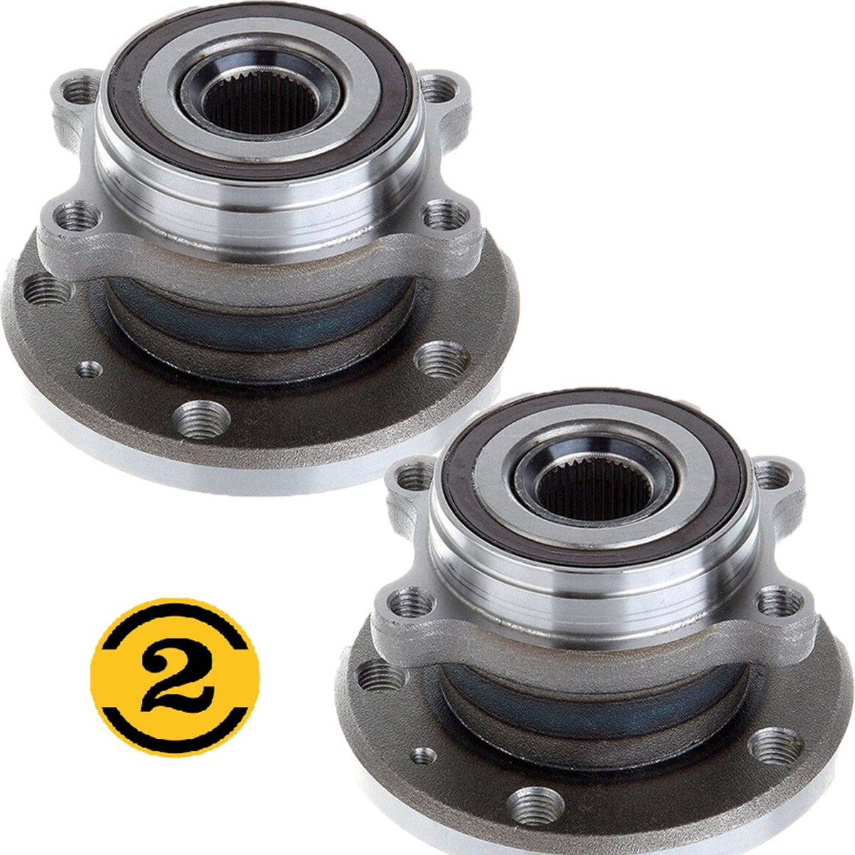 Pair 2 Rear Wheel Hub & Bearing Left LH & Right RH for Audi TT Passat Jetta VW