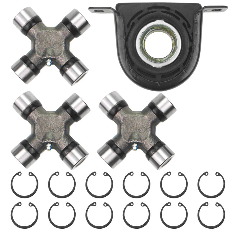 Driveshaft Support Bearing U-Joints Repair Kit For 1999 -2010 Ford F250