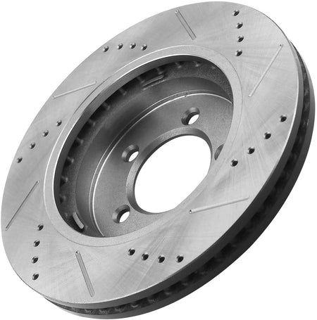 Front Drilled Brake Rotors + Brake Pads For Ford Explorer Mercury Mountaineer