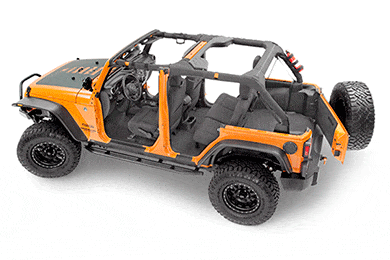 BedTred Jeep Floor Liner Kit by BedRug - FREE SHIPPING