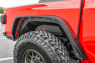 DV8 Flat Slim Fenders - Slim Jeep Fenders for Gladiator - Free Shipping!