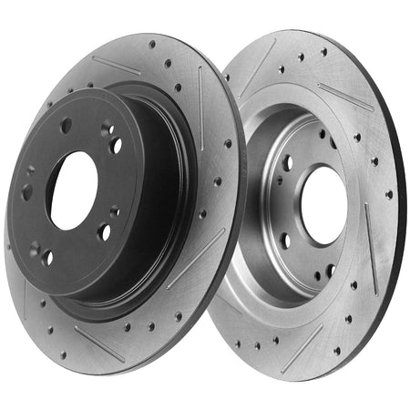 Rear E-Coating Brake Rotors For 2005-2017 Honda Accord 2009-2014 Acura TSX