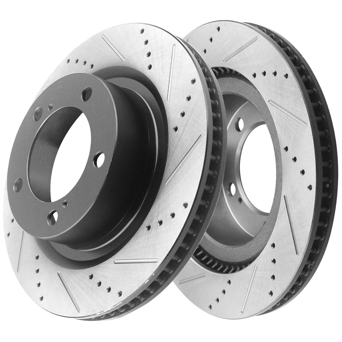 Set Front Brake Rotors For Toyota Sequoia 2007-20 Tundra 2016-20 Land Cruiser