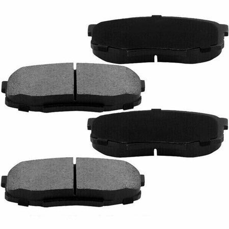 Rear Ceramic Brake Pads w/Hardware Kits Fits for Buick Allure Lacrosse, Chevrolet Impala Limited, Pontiac Grand Prix-Ceramic Low Dust Brake Pad-4 Pack