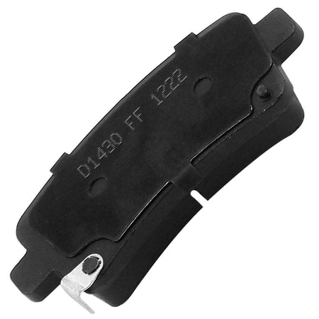 Rear Ceramic Brake Pads w/Hardware Kits Fits for Buick Allure Lacrosse Regal, Cadillac XTS, Chevrolet Impala Malibu Limited, SAAB 9-5 Low Dust Brake Pad-4 Pack