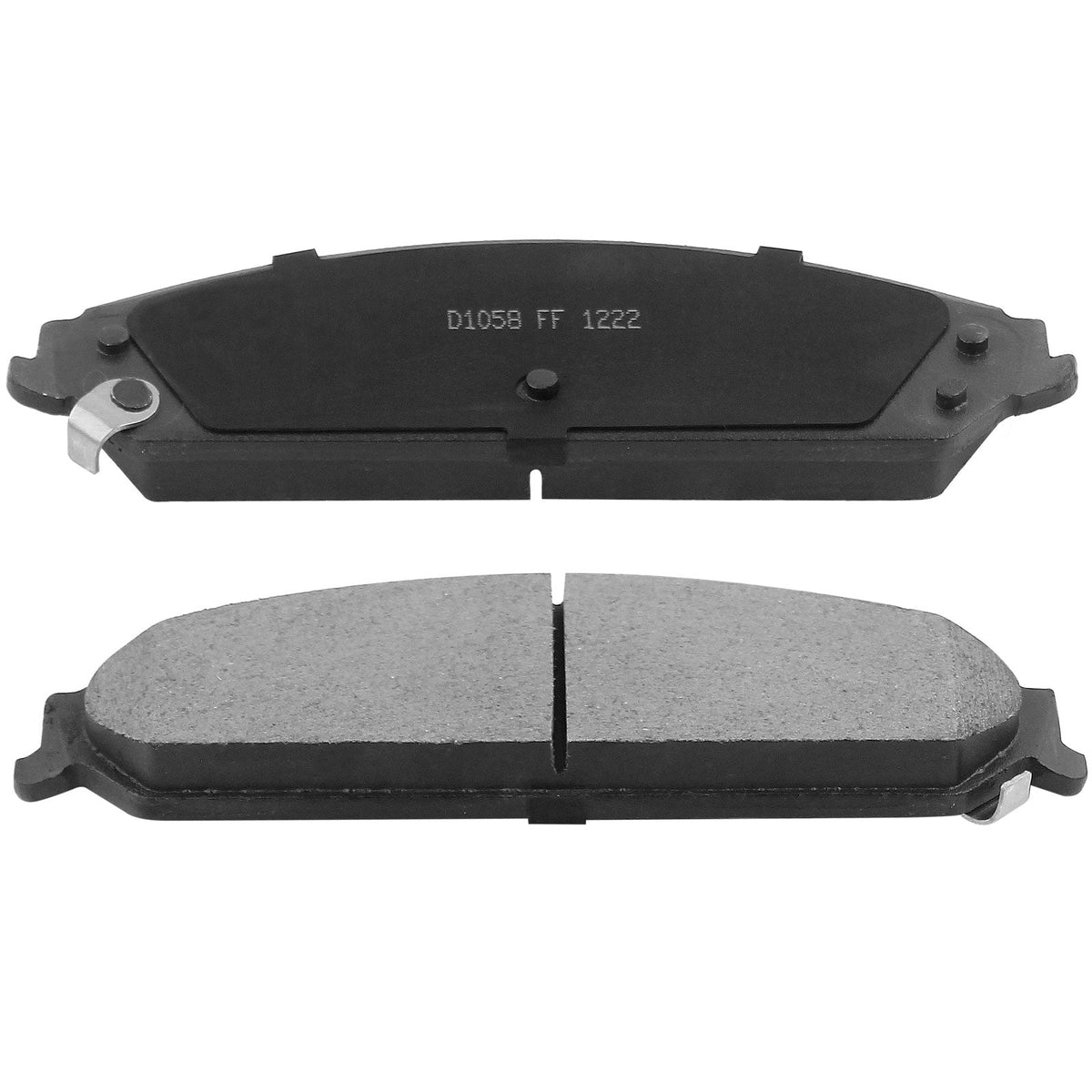 Front Ceramic Brake Pads with Hardware Kits & CLEANER DOT4 FLUID for Chrysler 200 300, Dodge Avenger Caliber Challenger Charger Magnum Low Dust Brake Pad