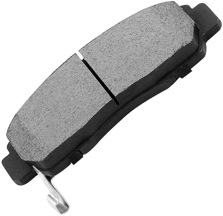 Rear Ceramic Brake Pads w/Hardware Kits Fits for Ford F-150 2005-2012, Lincoln Mark LT 2006-2008 Ceramic Low Dust Brake Pad-4 Pack