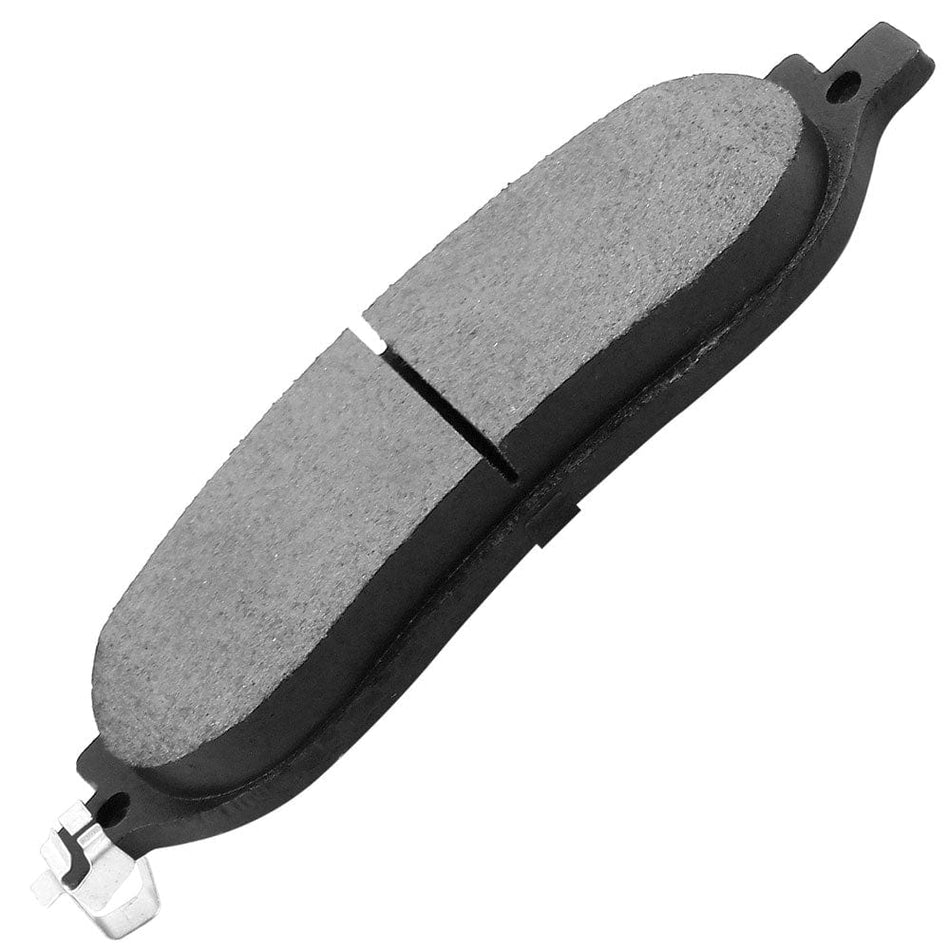 Rear Ceramic Brake Pads w/Hardware Kits Fits for Ford F-250 Super Duty 2005-2007 (All Models),Ford F-350 Super Duty 2005-2008 (SRW)-Low Dust Brake Pad-4 Pack