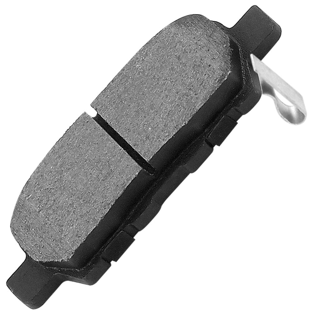 Rear Ceramic Brake Pads w/Hardware Kits Fits for Infiniti EX35 EX37 FX35 FX37 FX45 G25 G35 G37 JX35 M35 M35H M37 M45 M56 Q40 Q50 Q70 Q70L QX50 QX60 QX70 Ceramic Low Dust Brake Pad-4 Pack