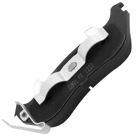 Rear Ceramic Brake Pads w/Hardware Kits Fits for Jeep Liberty 2003-2007, Jeep Wrangler 2003-2006 (All Models)-Ceramic Low Dust Brake Pad-4 Pack