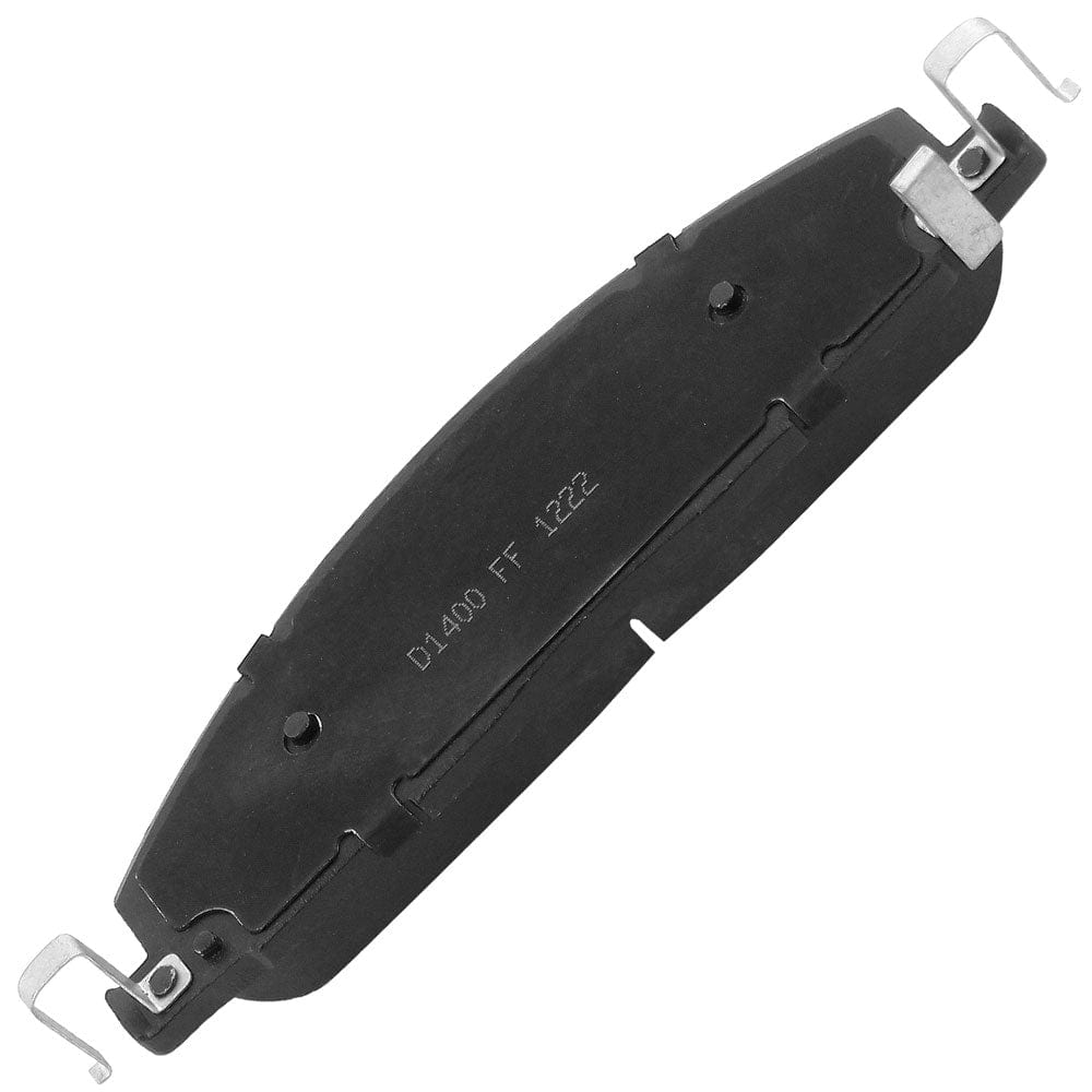 Rear Ceramic Brake Pads w/Hardware Kits Fits Dodge Ram 2500 3500 2009-2010, Ram 1500 2012, Ram 2500 3500 2011-2018-Ceramic Low Dust Brake Pad-4 Pack