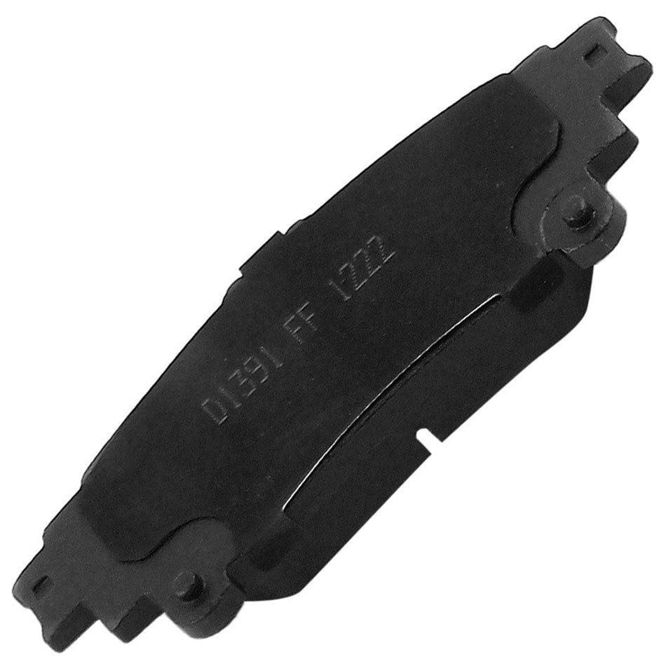 Rear Ceramic Brake Pads w/Hardware Kits Fits for Lexus GS Turbo GS200t GS350 GS450H IS200T IS250 IS300 IS350 RC200T RC300 RC350 RX350 RX450h, Toyota Highlander Mirai Prius V Sienna -4 Pack