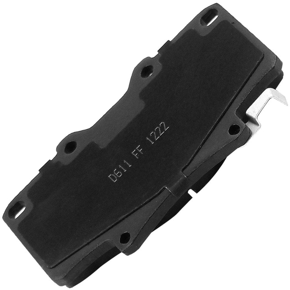 Front Ceramic Brake Pads w/Hardware Kits Fits for Toyota 4Runner 1996-2002, Toyota Tacoma 1995-1998 Ceramic Low Dust Brake Pad-4 Pack