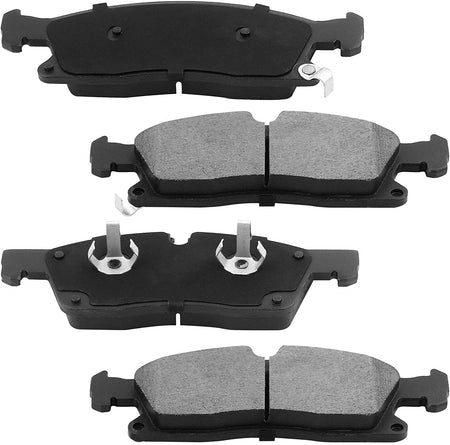 MotorbyMotor Front Brake Rotors 297mm Drilled & Slotted Brake Rotor & Brake Pad Compatible with Chevy Uplander Buick Allure Lacrosse Pontiac Grand Prix Montana Saturn Relay