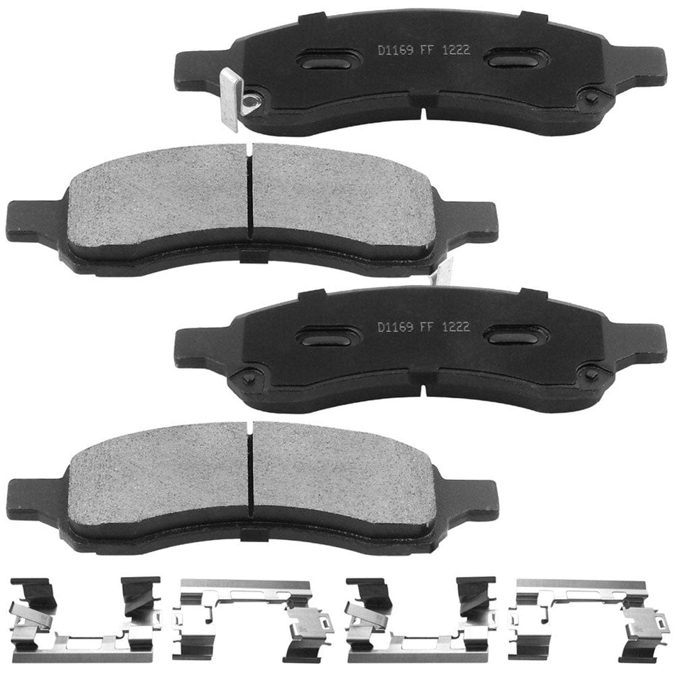 Front Premium Ceramic Brake For Enclave Chevrolet SSR Traverse Acadia D1169